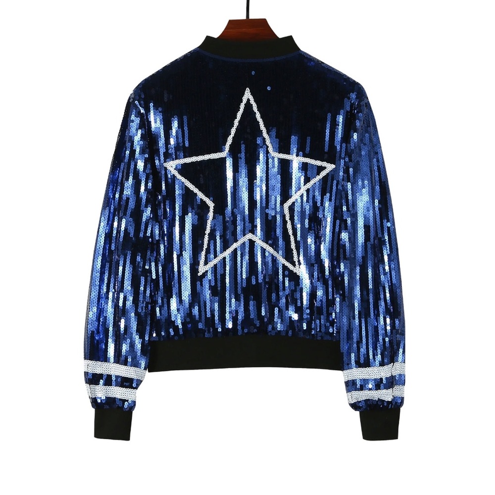 Sale‼️Dallas Cowboys sequin jacket. No Discount ‼️‼️ - Picture 10 of 13